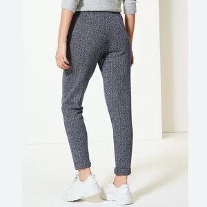 Marks & Spencer Collection Textured Ankle Grazer Trousers